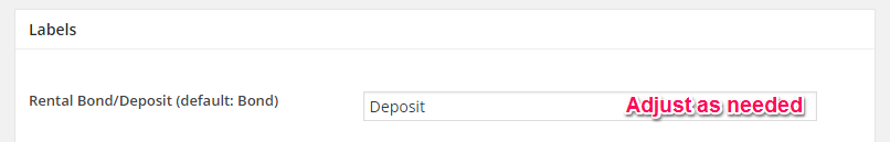 Default Bond changed to deposit